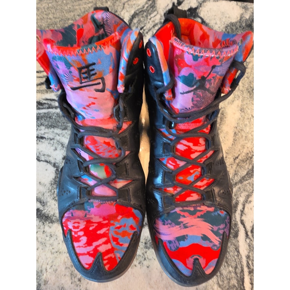 Nike Air Jordan Melo M10 YOTH Year Of The Horse Black Multicolor 649352-040 10.5